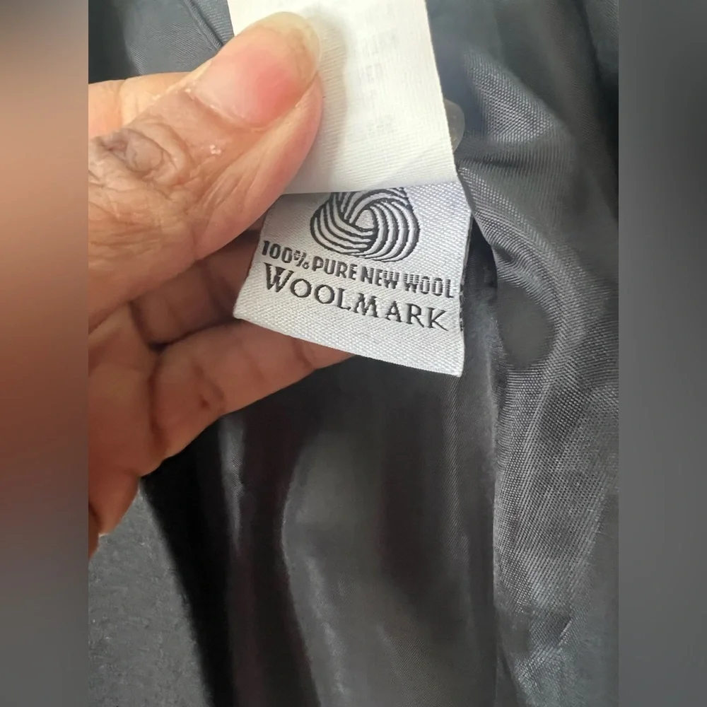 Requirements Black Women's Blazer 100% Wool Size 20W Staple Classic Office Work